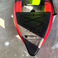 Kayak de pêche gonflable portable personnalisé avec design sit-in, capacité 2 personnes, garantie 1 an, matériau PVC+aluminium