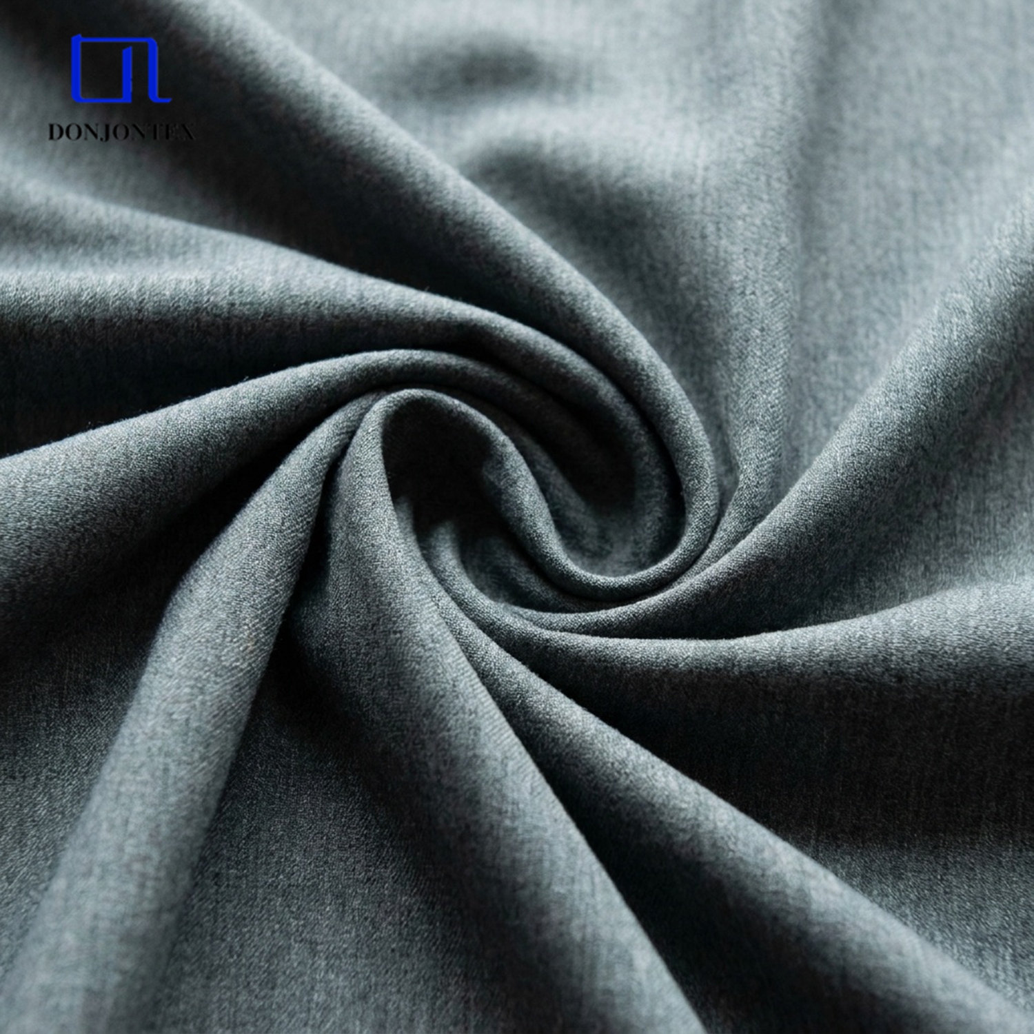 Eco-friendly Bamboo Rayon Weft Stretch Fabric Woven Twill Fabric For Long-Sleeved Shirts Dresses