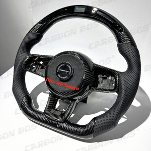 Volant pour Volkswagen Mk7 <span class=keywords><strong>Golf</strong></span> 7 R Mk6 Mk5 GTI <span class=keywords><strong>GTD</strong></span> GTS GTE GLI R-Line CC Led Volant en fibre de carbone Personnalisation - Product Image 2