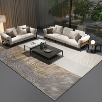 Top Fashion Modern Abstract Pattern Teppich für Wohnzimmer Maschinen gefertigte Alf ombras Para Sala Y Comedor Tapis Salon