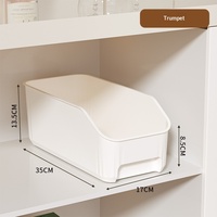 Panier de rangement pour armoire de cuisine et salle de bain - Polypropylène sans couvercle, design moderne pour le stockage des collations et des assaisonnements