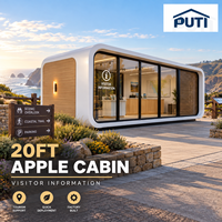 Mini-marché préfabriqué Apple Cabin pour magasins de proximité et commerces de détail de quartier