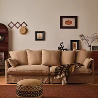 Donsun neuestes modernes Design Heimmöbel Leinen Stoff Schlussverkauf modulares Gäns Federn-Sofa