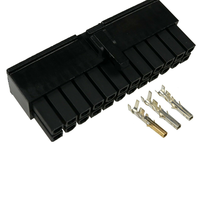 Connecteur Mini-Fit Molex 24 broches femelle/mâle ATX pour alimentation PC avec contacts en alliage de cuivre certifié ROHS