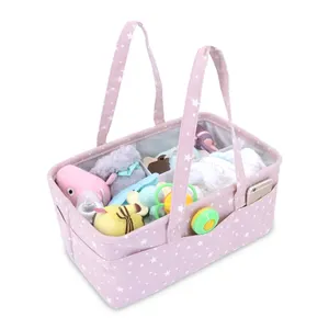 Baby Diaper Caddy Organizer With Removable Insert Baby Kids Nursery Storage Basket