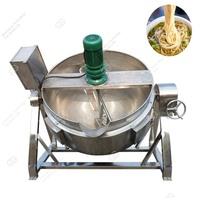Machine à nouilles de chaudière à réservoir de mélange à double enveloppe de lait en acier inoxydable