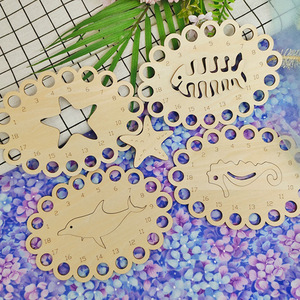 Panier en bois naturel fond creux <span class=keywords><strong>Crochet</strong></span> panier Base en bois pour bricolage sac à tricoter fond Shaper artisanat faisant tissage - Product Image 5