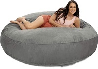 Fauteuil géant en mousse à mémoire de forme, pouf géant, canapé avec revêtement doux en Micro Fiber, g