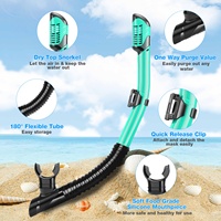 Masque de plongée sous-marine étanche professionnel tubas masque équipement lunettes lunettes plongée natation facile souffle Tube ensemble