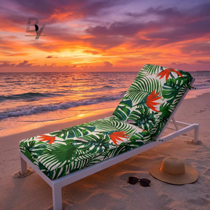 Custom Outdoor <strong>Bench</strong> Cushion Waterproof Floral Pattern Removable Cover Machine Washable for Resort Commercial Patio Seating - Product Image 1