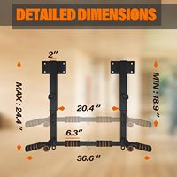 Station de musculation tout-en-un pour la maison : Barre de dips, barre de traction murale, barre de tractions