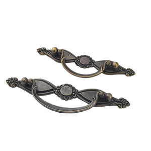 Chinese Style Zinc Alloy Drawer Handle Bar Antique Bronze <b>Cabinet</b> Pull <b>Small</b> Large Durable Plated Furniture Hardware - Product Image 5