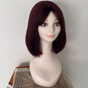 Cabeza <span class=keywords><strong>de</strong></span> Maniquí para Pelucas, Modelo Sonriente, Cabeza Realista, Cabello Humano 100% Virgen Brasileño, Cabeza <span class=keywords><strong>de</strong></span> Maniquí para Corte y Trenzado <span class=keywords><strong>de</strong></span> Cabello - Product Image 4