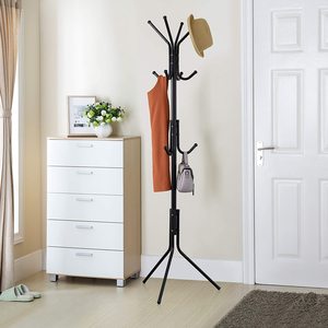 Estante de almacenamiento Simple para sala de estar, perchero vertical de un solo polo, de <span class=keywords><strong>metal</strong></span>, para bolsas - Product Image 2