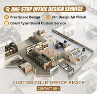 Bureau de direction en bois de luxe, fabrication originale OEM/ODM, avec éclairage LED et panneau MDF de qualité E0