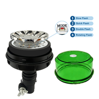 Feux de signalisation ambre à haute luminosité 12W DC12V/24V, clignotants et rotatifs, lampe d'avertissement pour remorque, camion, tracteur, UTV, accessoire de sécurité IP67