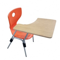 Nouvelles chaises d'étude modernes pour lycéens, en PP et métal, pour étudiants et professeurs
