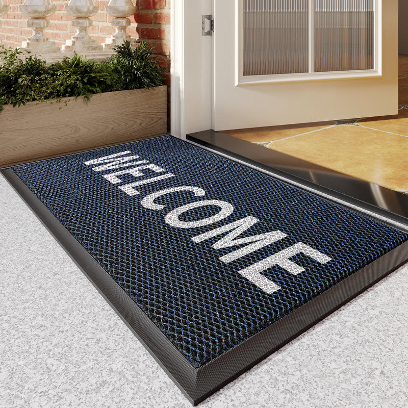 พรมเช็ดเท้า Elastic King - สีเทาสำหรับบ้าน