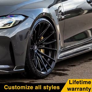 Кованые колеса из глубокого вогнутого алюминия на заказ 19-22 дюйма 5x112 5x120 диски для BMW G80 M3 M4 Audi A4 A6 Benz C E Tesla Model 3 Y - Product Image 3