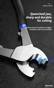 <span class=keywords><strong>Pince</strong></span> coupante pour câbles, <span class=keywords><strong>coupe</strong></span>-fils, cisailles spéciales pour électriciens, outil de <span class=keywords><strong>coupe</strong></span> de câbles - Product Image 2