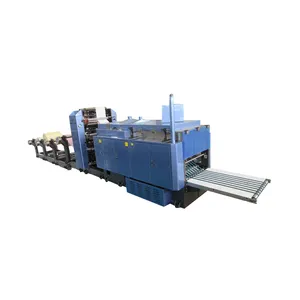 Alta eficiencia motor PLC máquina plegadora de papel 350 unids/m máquina plegadora de papel