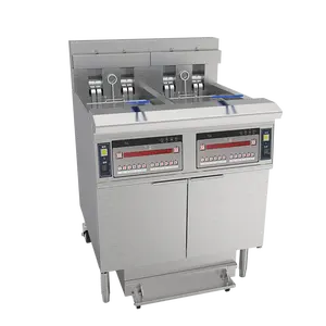 Ofe-226 ticari elektrikli açık ers zler derin ticari gaz/fritöz yağ filtre makinesi