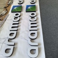 Letras de Canal Acrílicas Iluminadas Frontalmente, Impermeables, Directas de Fábrica, Letrero LED Personalizado para Tiendas en Cadena, Letrero Exterior para Fachada de Marca