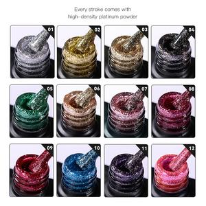 JTING Proveedores de Gel para Uñas, Nuevo Diseño, 12 Colores, Esmalte de Uñas en Gel UV Platino, OEM, Etiqueta Privada Personalizada, Botella de Esmalte de Uñas en Gel de 15 ml - Product Image 4