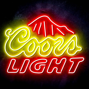 Enseigne décorative murale en néon LED Coors Light 17*11 pouces, acrylique rouge blanc azur, IP65 pour intérieur/extérieur, pour chambre à coucher, <span class=keywords><strong>cave</strong></span> d'homme - Product Image 2