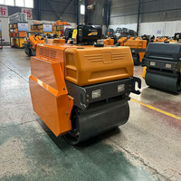 Compacteur vibrant portatif Changfa SL600 à double roue en acier, 3 kW, haute efficacité, petit rayon de braquage