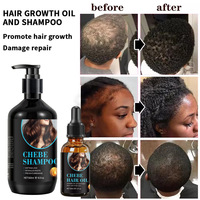 Shampooing et revitalisant volumisant pour cheveux, soin du cuir chevelu, contrôle du sébum, soin des cheveux, pour cheveux crépus et épais