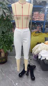 <span class=keywords><strong>Pantaloni</strong></span> da Donna alla Moda 2026 Stile Europeo e Americano a Vita Alta, Leggings <span class=keywords><strong>Skinny</strong></span> Elasticizzati, <span class=keywords><strong>Pantaloni</strong></span> Capri a Pois - Product Image 5