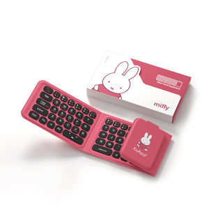 Teclado Bluetooth Triple Plegable Miffy, Teclado Inalámbrico Portátil y Plegable para iPad y iPhone con Panel Táctil - Product Image 2