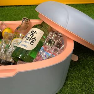 Wholesale Custom Modern Reusable Mini 6QT Waterproof PE <b>Cooler</b> <b>Box</b> 24-48 Hours <b>Ice</b> Retention Multifunctional Fresh-keeping Cans - Product Image 5
