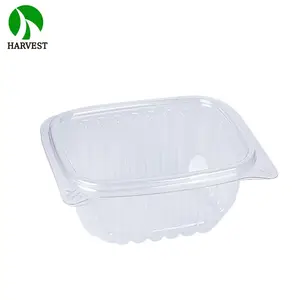 Plastic Blister to go food packaging PET clamshell transparent box