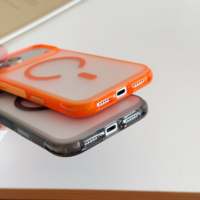 Coques de téléphone portable magnétiques transparentes antichoc et anti-chute avec texture mate TPU+PC pour iPhone 18 Pro Max