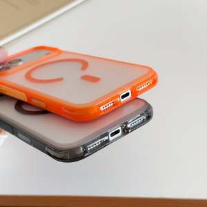TPU+PC Matte Texture Transparent Shockproof Anti-Drop <b>Camera</b> Frame Protective <b>Magnetic</b> Mobile Phone Cases For iPhone 18 Pro Max - Product Image 4
