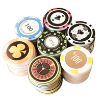 Jetons de poker en céramique professionnels avec logo personnalisé en gros d'usine