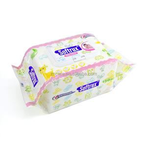 Lingette nettoyante de haute qualité féminine sans <span class=keywords><strong>alcool</strong></span> non parfumée pour bébé nouveau-né adultes lingettes humides - Product Image 2