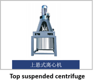 Top Suspended Centrifuge From Fine Starch to Medium-coarse Sugar Especially Suitable for the Separation of Fine Viscous Material
