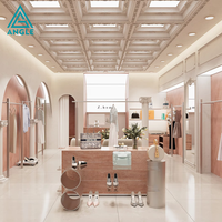 Système de présentoirs modulaires en métal professionnels personnalisés pour magasins de vêtements, aménagements de boutiques de détail, design intérieur pour vêtements de sport