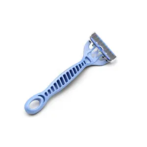 Vente chaude 2023 <span class=keywords><strong>Rasoir</strong></span> à <span class=keywords><strong>barbe</strong></span> jetable en plastique à 6 lames de sécurité - Product Image 1