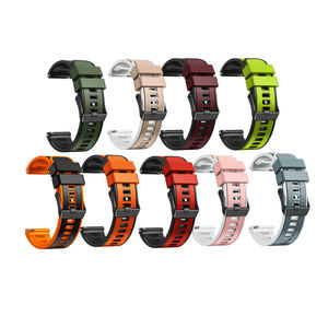 Correas de Reloj de Repuesto de 20/22 mm, <span class=keywords><strong>Correa</strong></span> de Reloj Inteligente de Doble Color para Huawei <span class=keywords><strong>Watch</strong></span> GT, Accesorios de Pulsera de Silicona - Product Image 6