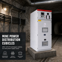 Armoire de commutation minière 12 kV série GKG, type fixe blindé, pour distribution haute tension en poste de transformation de mine