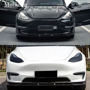 Kit de Accesorios para el Parachoques Delantero, Estilo C, Fibra de Carbono, para Model Y, 2018-2024 - Product Image 2