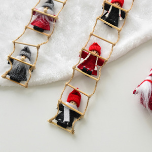 New <b>Christmas</b> Hanging Ornaments Little Man Ladder Style <b>Christmas</b> Decoration - Product Image 5