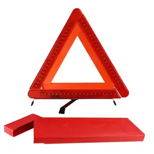 Hotsale triangolo di avvertimento di sicurezza della carreggiata portatile per auto a led segnale di avvertimento lampeggiante