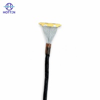 Connecteur personnalisé I-P-EX 20532, câble coaxial micro 30 broches pour panneaux d'affichage LCD et appareils de vision IA