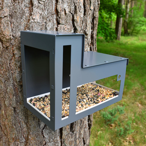 Jh-mech ağaç monte Modern kuş evi besleme tepsisi ve ağır kuş besleyiciler ile açık havada asılı - Product Image 2