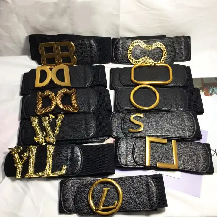 Buy In Bulk Wide Stretch Belts Luxury Woven Material Adjustable